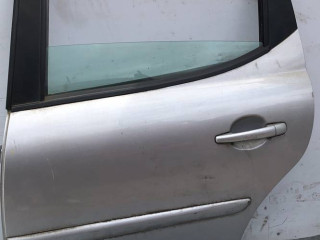 дверь задняя левая Peugeot 207 1 поколение 2008, 1.6 л., дизель, 5МКПП, серебро, универсал