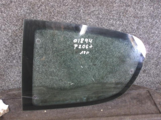 стекло кузовное боковое левое Peugeot 206 1 поколение [2-й рестайлинг] 2010, 1.4 л., бензин, МКПП, хетчбэк 5 дв.