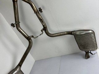 глушитель Mercedes-Benz CLS-Класс C218 [рестайлинг] 2016, 3.0 л., OM 642.852, дизель, АКПП, белый 799, седан, задний привод, правый руль, A2124904635, A2124905435, A2124910100, A2124910200