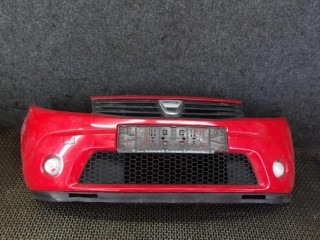 бампер передний Dacia Sandero 1 поколение 2009, 1.4 л., бензин, МКПП, хетчбэк 5 дв.