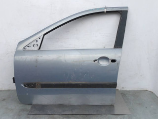 дверь передняя левая Renault Laguna 2 поколение 2002, cadetblue, хетчбэк 5 дв.