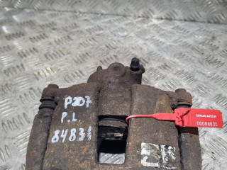 суппорт передний левый Peugeot 207 1 поколение 2008, 1.6 л., дизель, 5МКПП, серебро, универсал