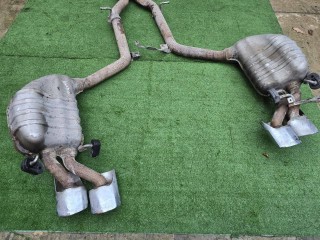 глушитель Mercedes-Benz C AMG W204 2009, 6.3 л., бензин, АКПП, серый, седан, задний привод, A2044902001