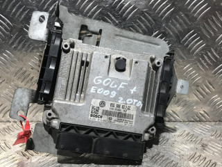 блок управления двигателем Volkswagen Golf 5 поколение 2007, 2.0 л., дизель, хетчбэк 5 дв., 03G906021GE, 0281013092