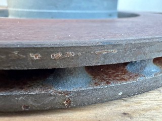 диск тормозной задний Alfa Romeo Stelvio 1 поколение 2018, 2.0 л., АКПП, серый, внедорожник 5 дв., полный привод, 50571045