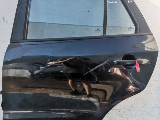дверь задняя левая Hyundai Santa Fe 2 поколение (CM) 2006, 2.2 л., дизель, 6МКПП, внедорожник 5 дв.