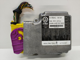 блок AirBag Volkswagen Passat B7 2013, 1.8 л., TFSI, CDAA, бензин, серебро, передний привод, правый руль, 5N0959655AA