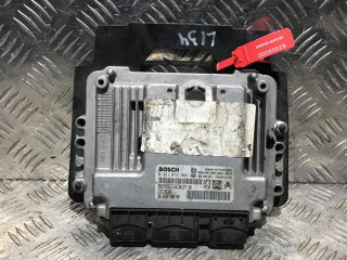 блок управления двигателем Peugeot 307 1 поколение [рестайлинг] 2006, 1.6 л., 9HV (DV6ATED4), дизель, 5МКПП, универсал, EDC16C34, 0281012986, 9661879880