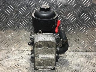 теплообменник масляного фильтра Skoda Fabia 2 поколение (5J) [рестайлинг] 2010, 1.6 л., CAYA, дизель, 5МКПП, хетчбэк 5 дв., 03L117021C, 70346682