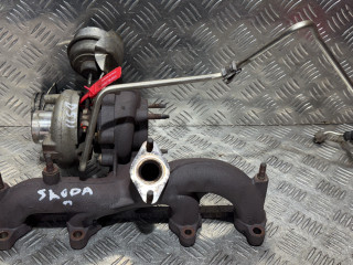 турбина Skoda Roomster 1 поколение 2007, 1.9 л., BSW, дизель, 5МКПП, минивэн