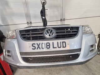 передняя часть (ноускат) Volkswagen Tiguan 1 поколение 2008, 2.0 л., дизель
