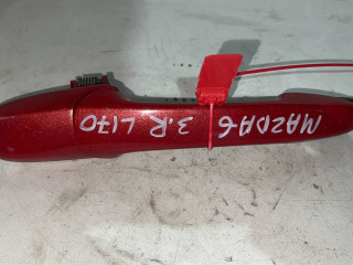 ручка наружная задняя правая Mazda 6 GG [рестайлинг] 2005, 2.0 л., дизель, 5МКПП, красный, универсал