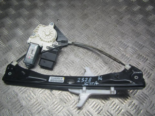 стеклоподъемник электрический задний левый Volkswagen Jetta 6 поколение 2012, 1.2 л., бензин, МКПП, седан, 1K0959703AG, 5C6839461A