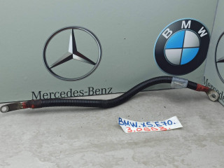 минусовой провод аккумулятора BMW X5 E70 2009, 3.0 л., дизель