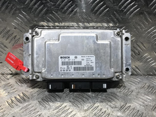 блок управления двигателем Citroen Xsara Picasso 1 поколение 2003, 1.6 л., NFV (TU5JP), бензин, 5МКПП, синий, минивэн, 9648483480, 0261207318