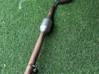 глушитель Toyota 2022, 2.8 л., 1GD-FTV, дизель, АКПП, красный, пикап, полный привод, правый руль, FR5