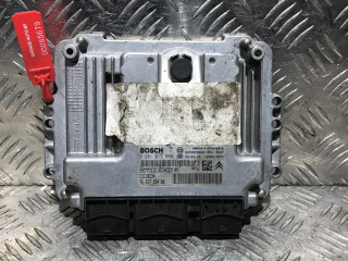 блок управления двигателем Peugeot 207 1 поколение 2008, 1.6 л., дизель, МКПП, EDC16C34, 0281013868, 9663755480