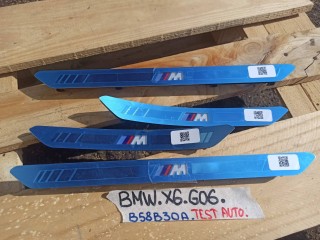 Накладка на порог внутренняя (комплект) BMW 2023, 3.0 л., бензин, a96, полный привод, 8069271, 8072327, 8072328