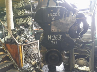 двигатель Mazda 2 1 поколение 2005, 1.4 л., бензин, МКПП, минивэн, FXJA