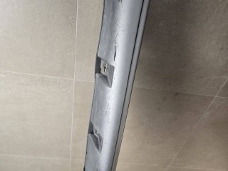 накладка на порог Renault Duster 1 поколение 2014, АКПП, серый, 768512324R