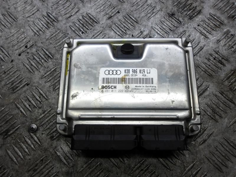 блок управления двигателем Audi A4 B6 2006, 1.9 л., дизель, 038906019LJ - фото №1