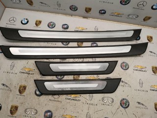 Накладка на порог внутренняя (комплект) Audi A6 C8 2022, 2.0 л., бензин, 4K0853375, 4K0853376, 4K0853374, 4K0853373