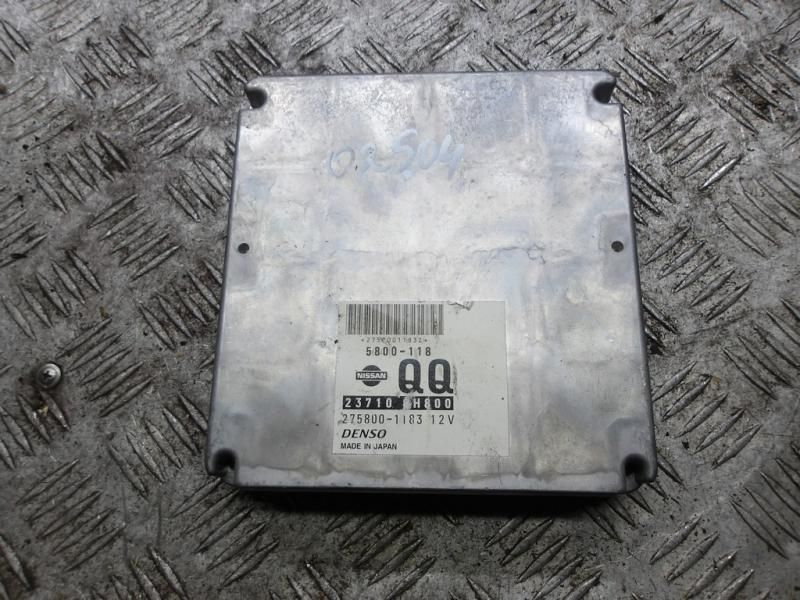 блок управления двигателем Nissan X-Trail T30 2002, 2.2 л., дизель, МКПП, внедорожник 5 дв., 5800118QQ, 237108H800 - фото №1