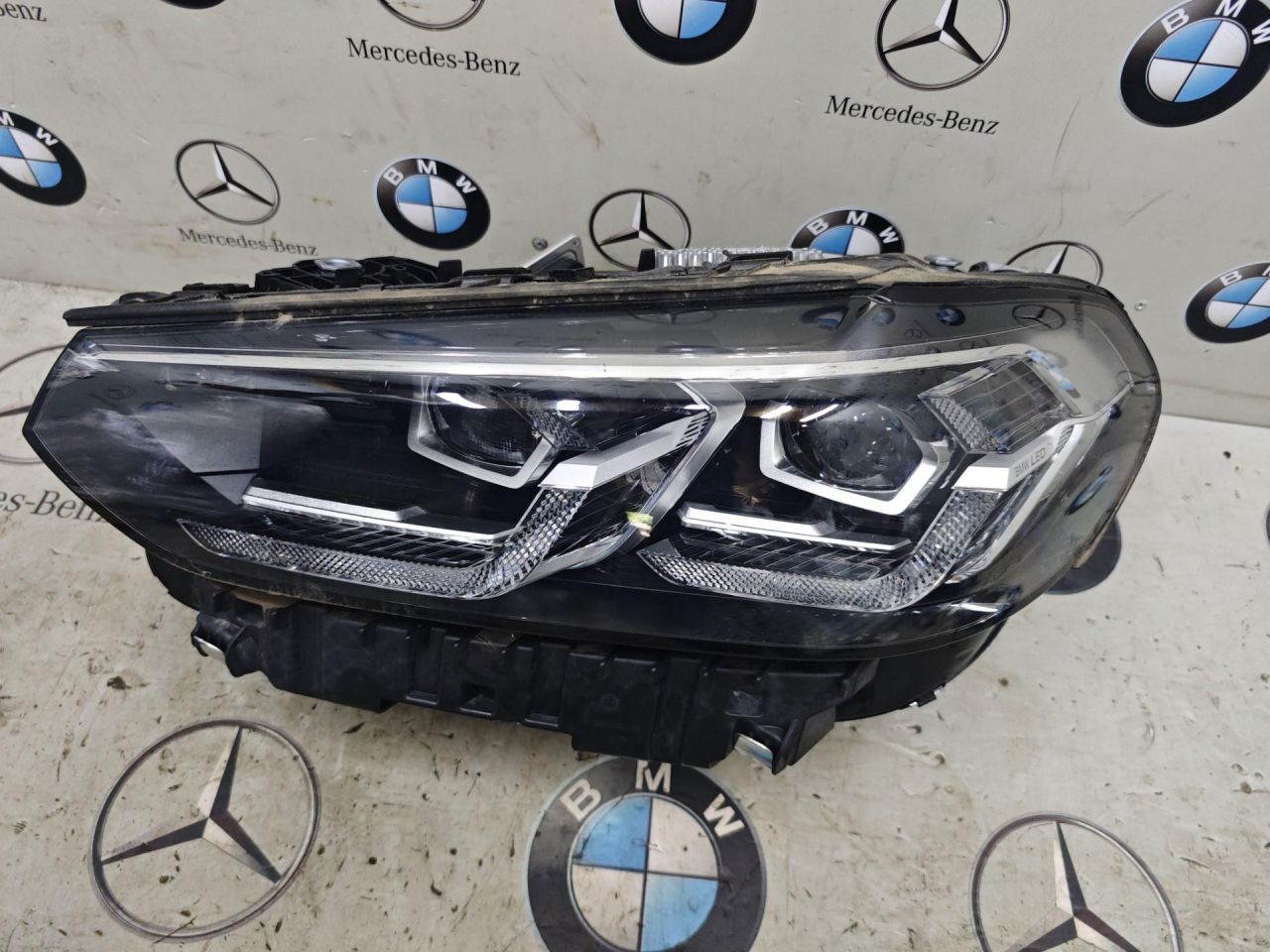 фара левая BMW 2023, 2.0 л., B48B20C, бензин, 475, полный привод, 5A29203 - фото №1