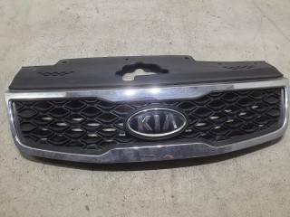 решетка радиатора Kia Rio 2 поколение [рестайлинг] 2010, 1.4 л., G4EE, бензин, МКПП, хетчбэк 5 дв., 863601G600