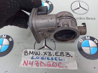 заслонка дроссельная BMW X3 E83 [рестайлинг] 2009, 2.0 л., N47 D20 C, дизель, 7804373