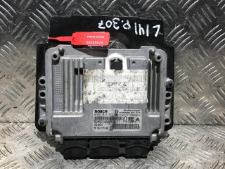 блок управления двигателем Peugeot 307 1 поколение [рестайлинг] 2007, 1.6 л., 9HZ (DV6TED4), дизель, 5МКПП, универсал, 9664257580, 0281013332, EDC16C34
