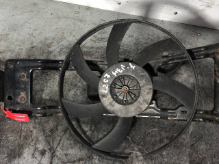 вентилятор радиатора Renault Megane 1 поколение 1997, 1.6 л., K7M 690, бензин, 5МКПП, хетчбэк 5 дв.