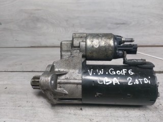 стартер Volkswagen Golf 6 поколение (2008 - 2012), 2.0 л., CBAA, дизель, робот, 02E911023H, 0001123036, 02E911023L