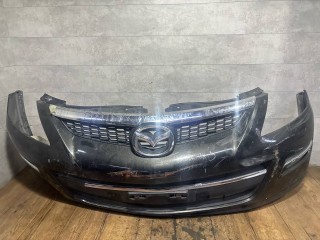 бампер передний Mazda CX-9 1 поколение TB (2007 - 2009), черный, TD1150031GAA, TD1150031HBB