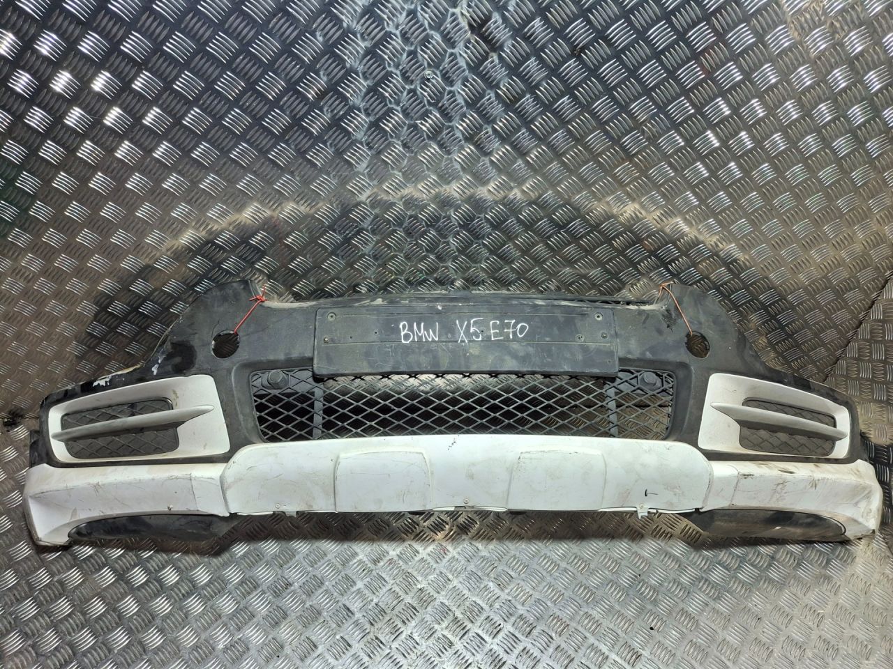 бампер передний BMW X5 E70 (2006 - 2010), черный, 51117172402, 51117158436, 51110413815, 51110413816, 51110413817 - фото №1