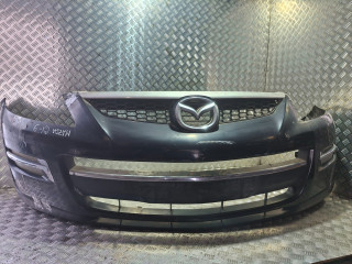 бампер передний Mazda CX-9 1 поколение TB (2007 - 2009), черный, TD1150031GAA, TD1150031HBB