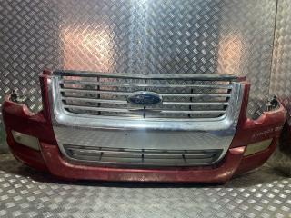 бампер передний Ford Explorer 4 поколение U251 (2005 - 2010), вишневый, 7L2Z17D957RBPTM