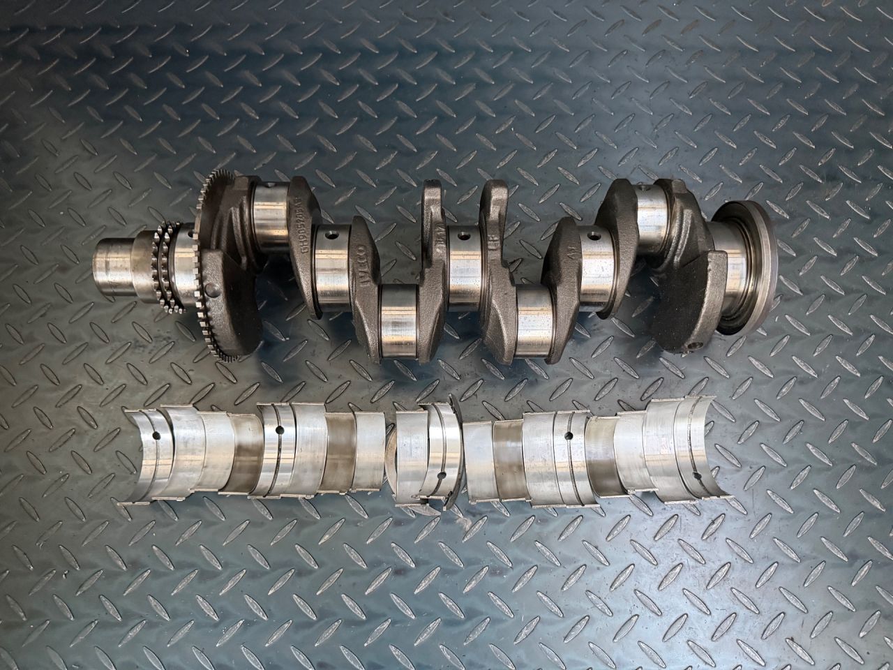 коленвал Fiat Ducato 3 поколение (2006 - 2014), 3.0 л., JTD, F1CE3481N, дизель, 504041684 - фото №1