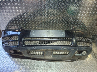 бампер передний Volkswagen Touareg 1 поколение (2002 - 2007), черный, 7L6807217AGGRU, 7L6807217R, 7L6807061L