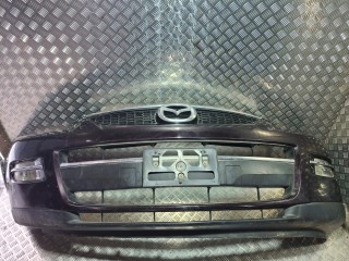 бампер передний Mazda CX-9 1 поколение TB (2007 - 2009), фиолетовый, TD1150031GAA, TD1150031HBB