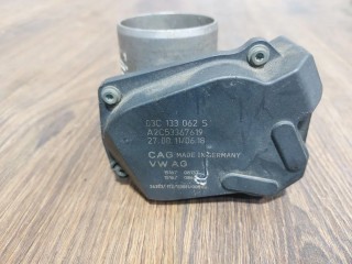 заслонка дроссельная Volkswagen Golf 6 поколение (2008 - 2012), 1.4 л., CAXA, бензин, 03C133062S, 03C133062T