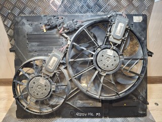 вентилятор радиатора Volkswagen Touareg 1 поколение (2002 - 2007), 7L0121207D, 7L0121203F
