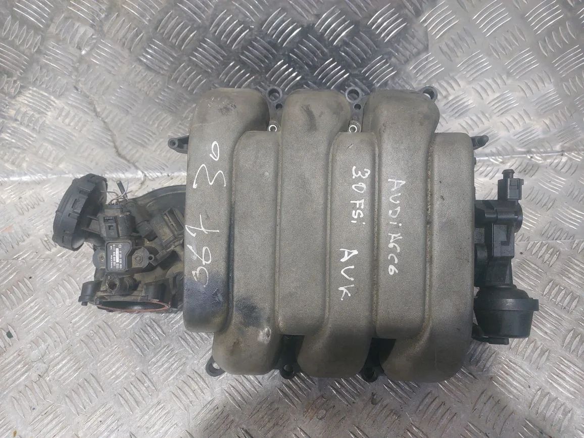 коллектор впускной Audi A6 4F/C6 (2004 - 2008), 3.2 л., AUK, бензин, 06E133210K, 06E133210F, 06E133210P, 06E133210E - фото №1
