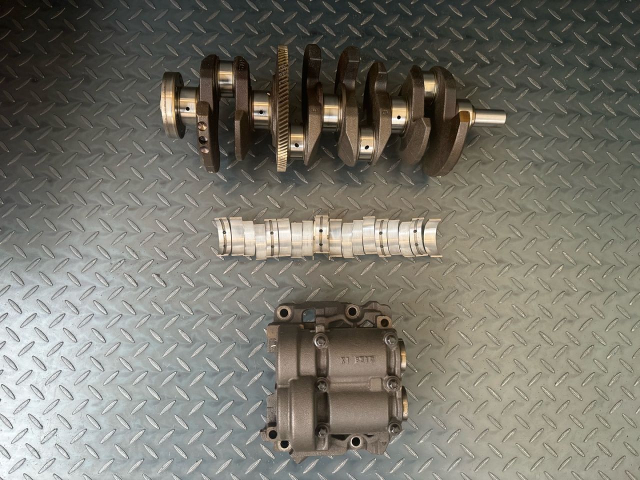 коленвал Ford Mondeo 4 поколение (2007 - 2010), 2.3 л., SEBA, бензин, 3L5G6K360A, 3L5G - фото №1