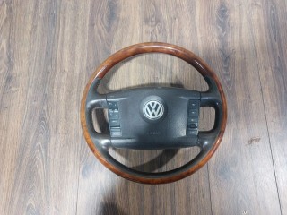 руль Volkswagen Touareg 1 поколение [рестайлинг] (2007 - 2010), 7L6419091T, 7L6419091TWXJ, 7L6880201EH