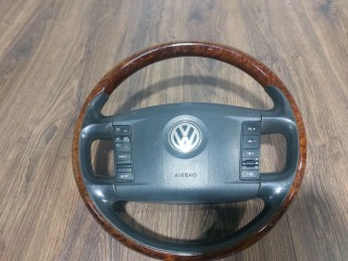 руль Volkswagen Touareg 1 поколение [рестайлинг] (2007 - 2010), 7L6880201EG, 7L6419091M, 7L6419091MWXH