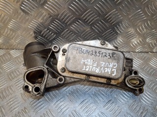 корпус масляного фильтра Chevrolet Cruze 1 поколение (2009 - 2012), 1.8 л., i, F18D4, бензин, 55566784, 55571687, 55355603, 12992593