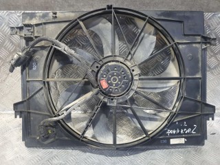 вентилятор радиатора Kia Sportage 2 поколение KM (2004 - 2008), 2.0 л., G4GC, бензин, 253801F250, 253801F251, 253802E250