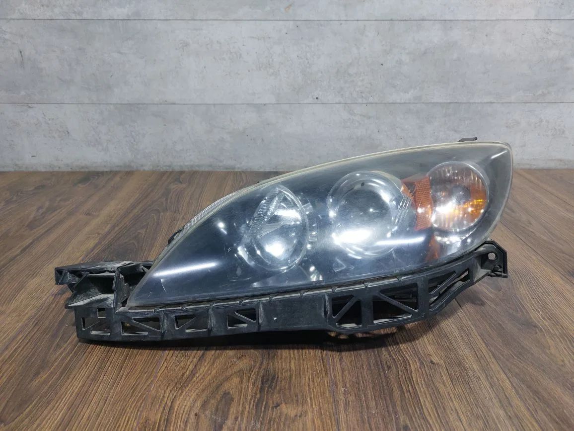 фара левая Mazda 3 BK (2003 - 2005), хетчбэк 5 дв., правый руль, BP9W51041E - фото №1