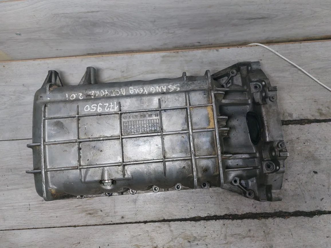 масляный поддон SsangYong Actyon 2 поколение (2010 - 2013), 2.0 л., G20DF, бензин, 1720100213, 1720140302 - фото №1